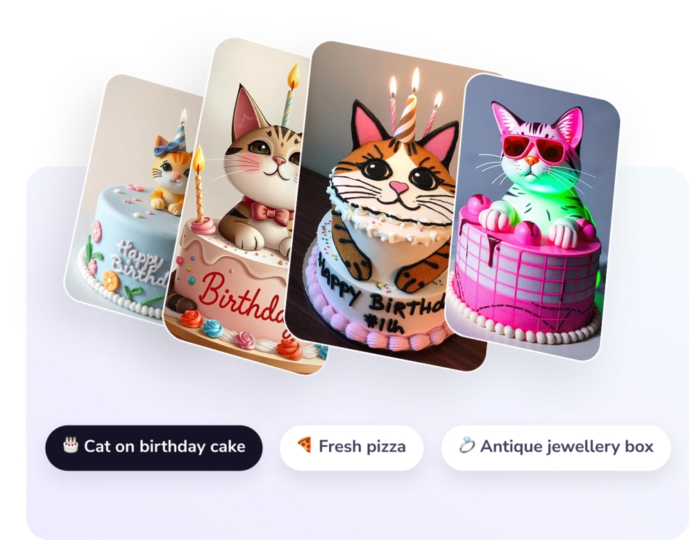 Sparen Sie Zeit mit individuellen KI-Bildern