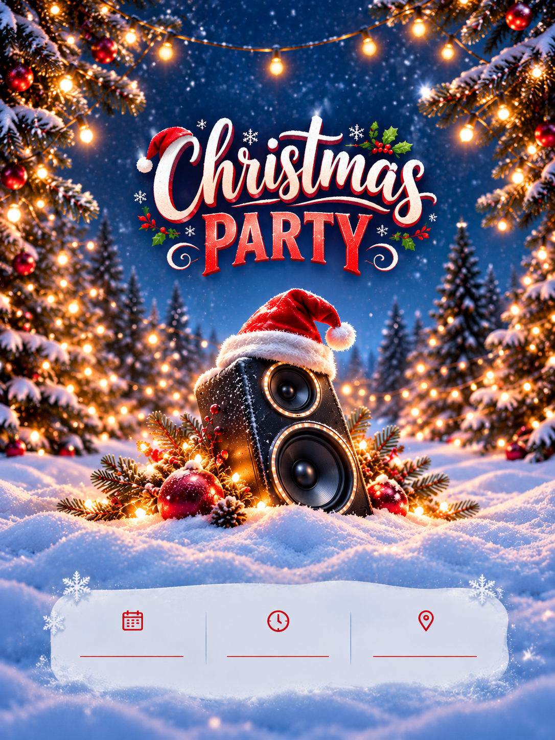 Christmas Party Instagram post