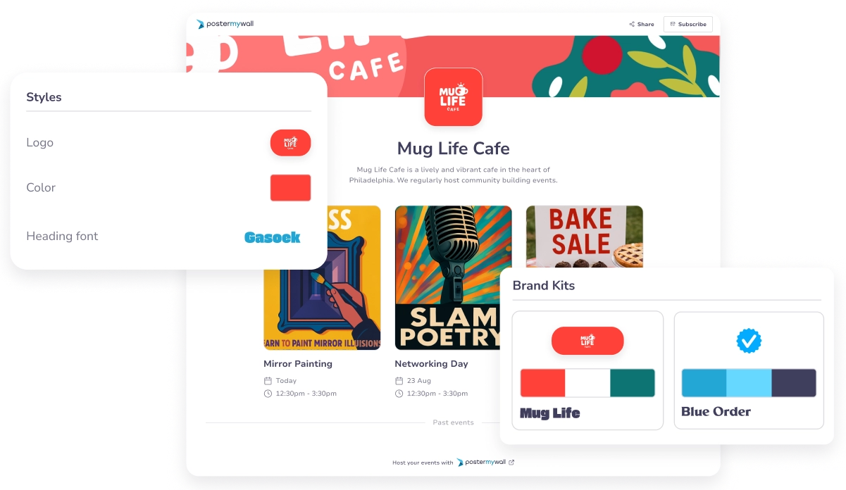 Brand-ify your events calendar
