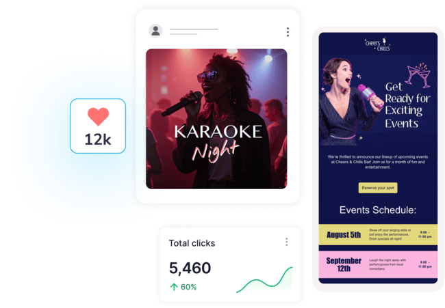 Social media and emails