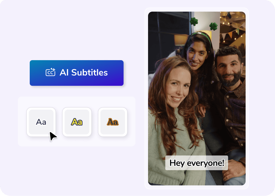Generatore di sottotitoli IA