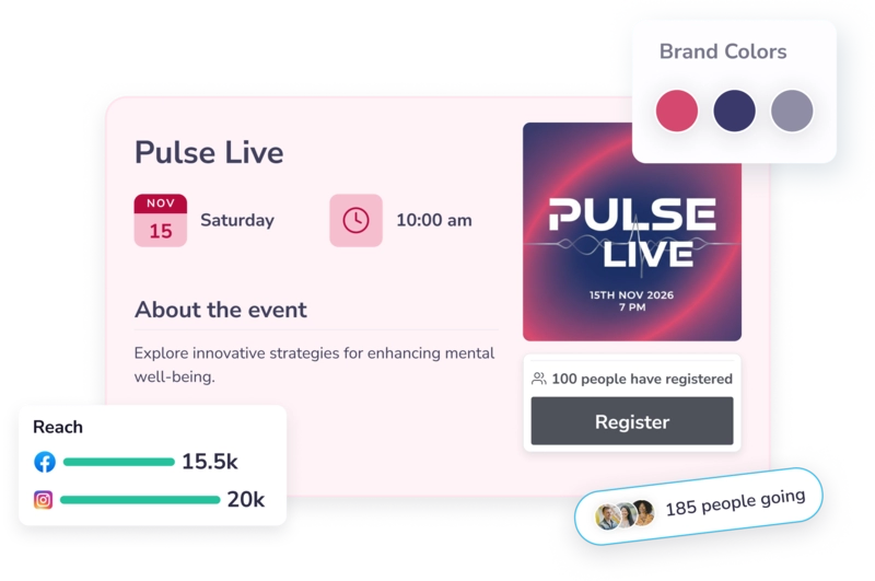 Promote shows without missing a beat