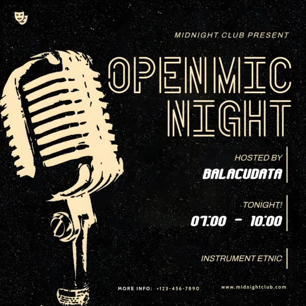 Open mic night