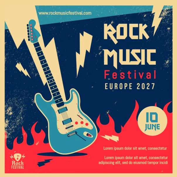 Rock music festival