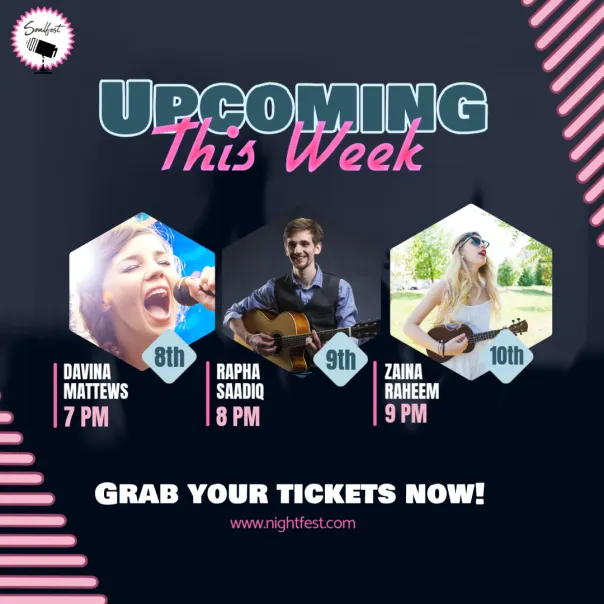 Upcoming shows