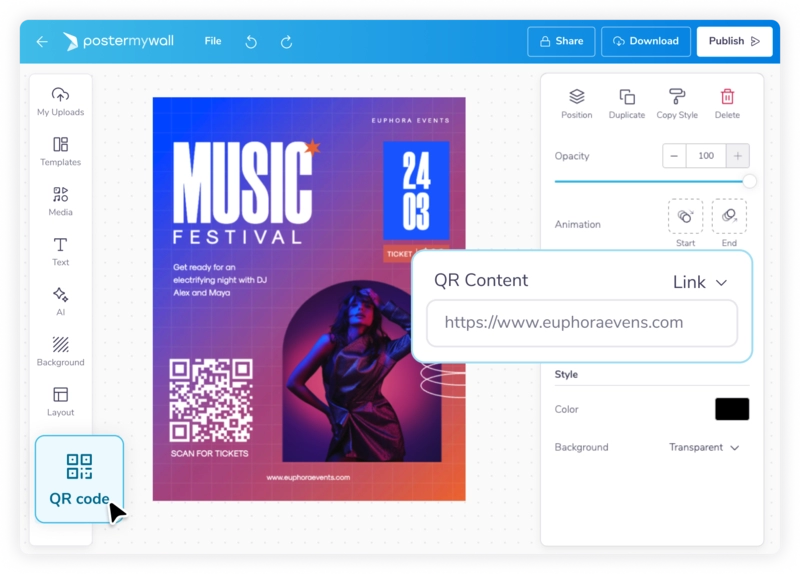 How to create a QR code