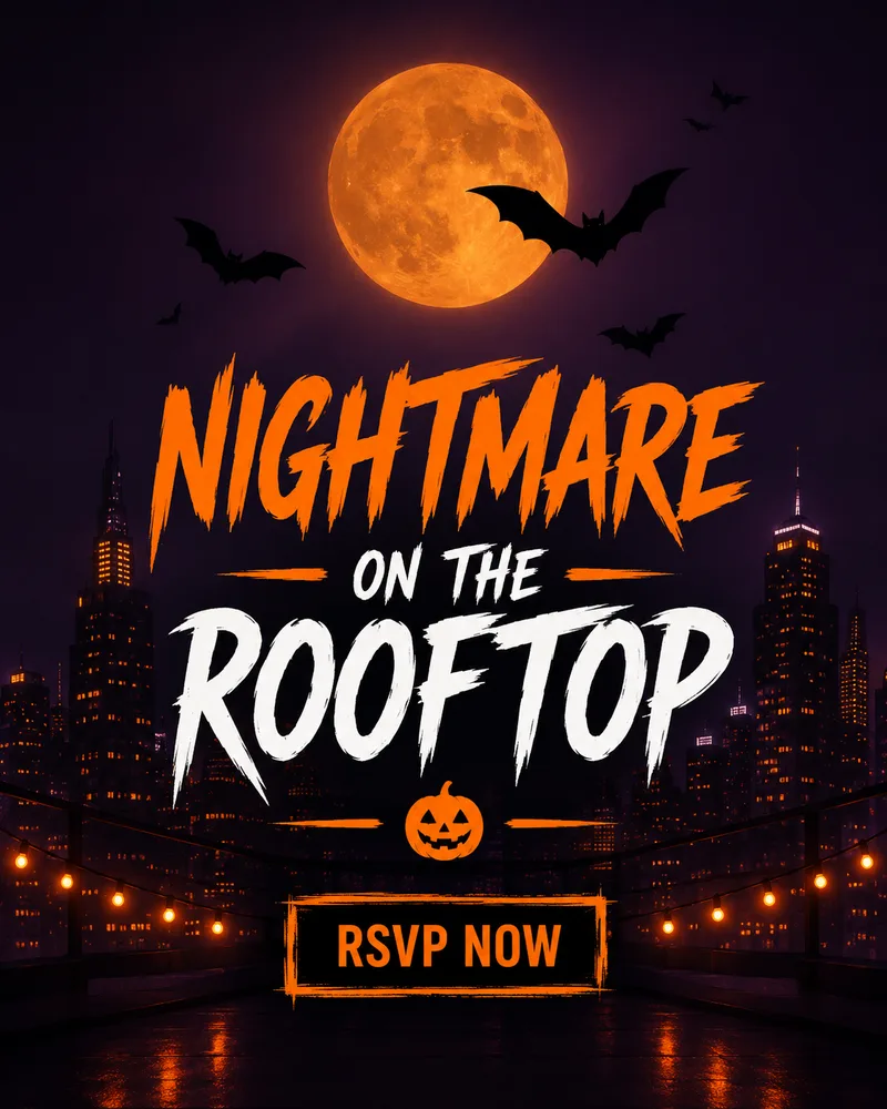 Nightmare on the Rooftop Instagram post