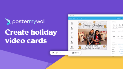 Crea cartoline video festive