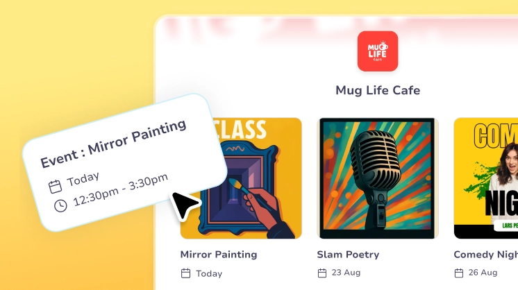 Spotlight your event calendar