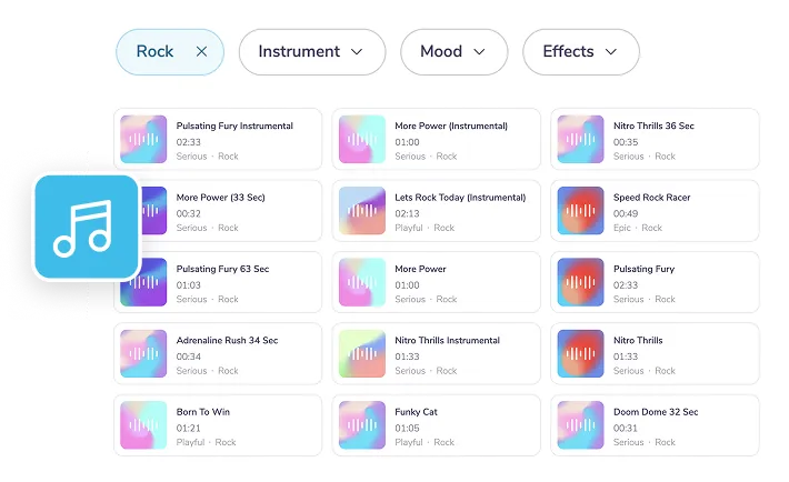 Stock audio