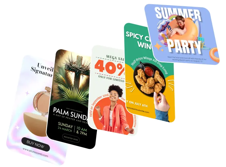 Erstellen Sie individuelle Marketinggrafiken und -videos