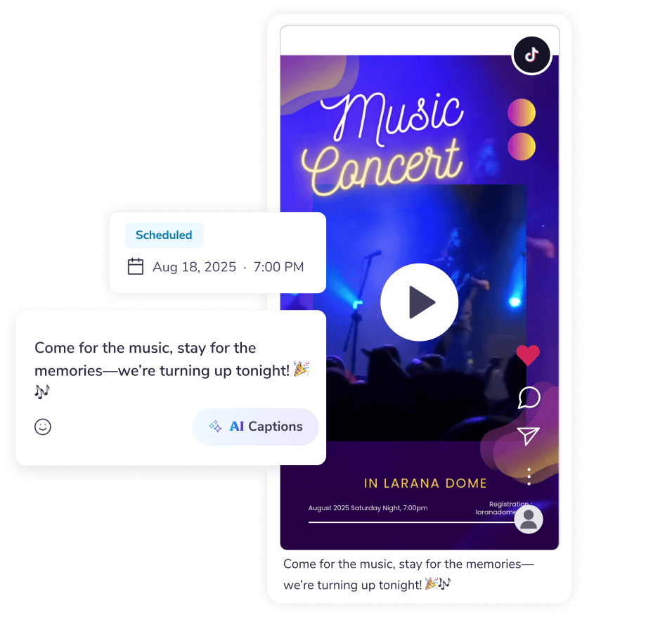 Cara menjadwalkan, memublikasikan, dan melacak postingan dengan penjadwal TikTok kami Cara menjadwalkan, memublikasikan, dan melacak postingan dengan penjadwal TikTok kami