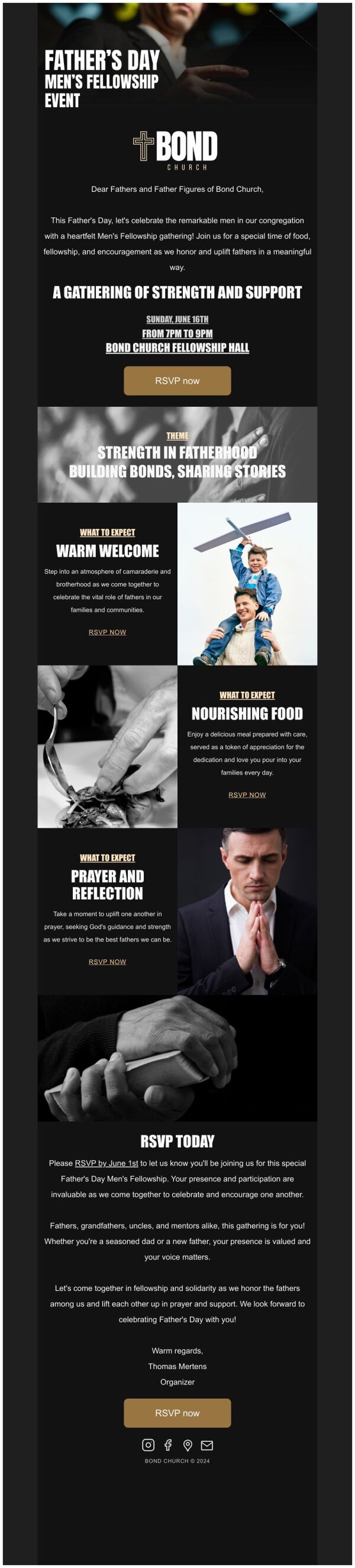 Event Promotion Email Template #39 Fellowship Event #39 for Father #39 s Day Event Promotion Email Template #39 Fellowship Event #39 for Father #39 s Day