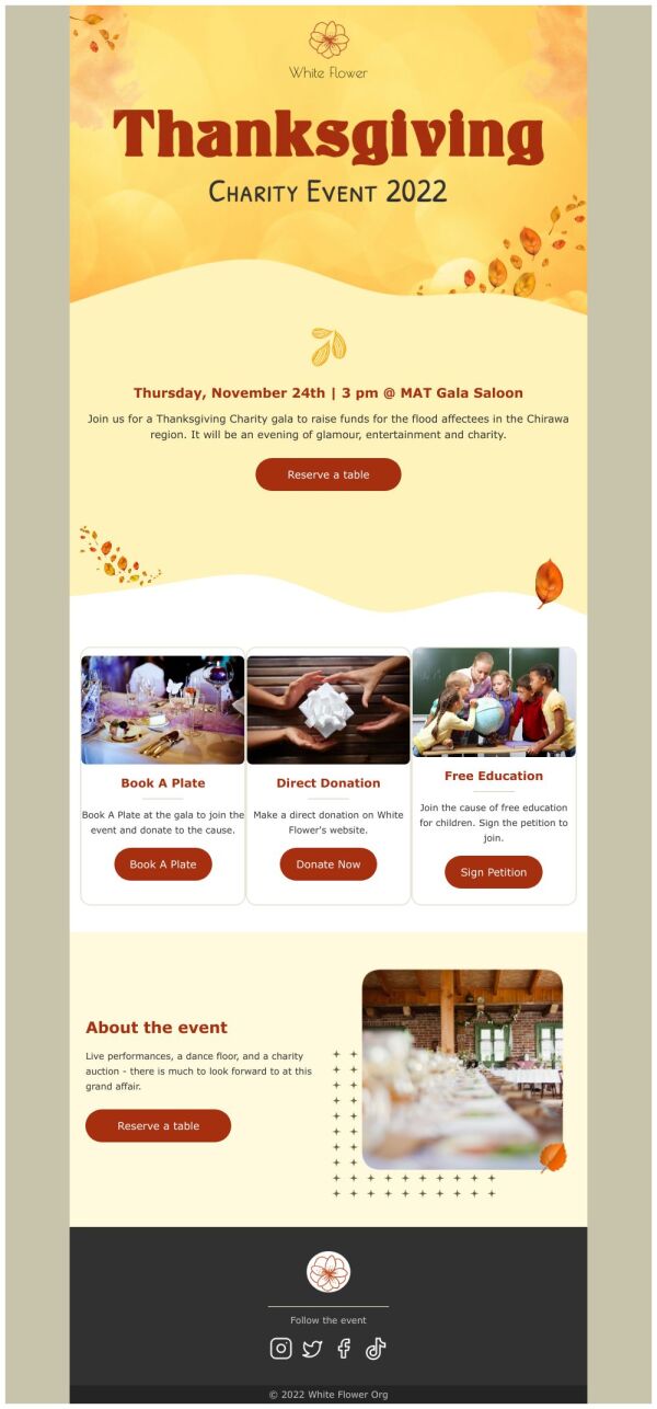 Event Promotion Email Template #39 Flood Affectees Fundraiser #39 for Event Promotion Email Template #39 Flood Affectees Fundraiser #39 for
