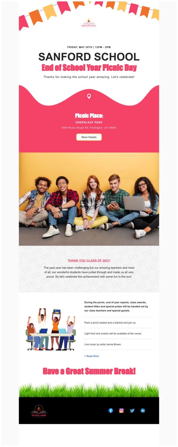 Event Promotion Email Template #39 Picnic Day #39 for Schools PosterMyWall Event Promotion Email Template #39 Picnic Day #39 for Schools PosterMyWall