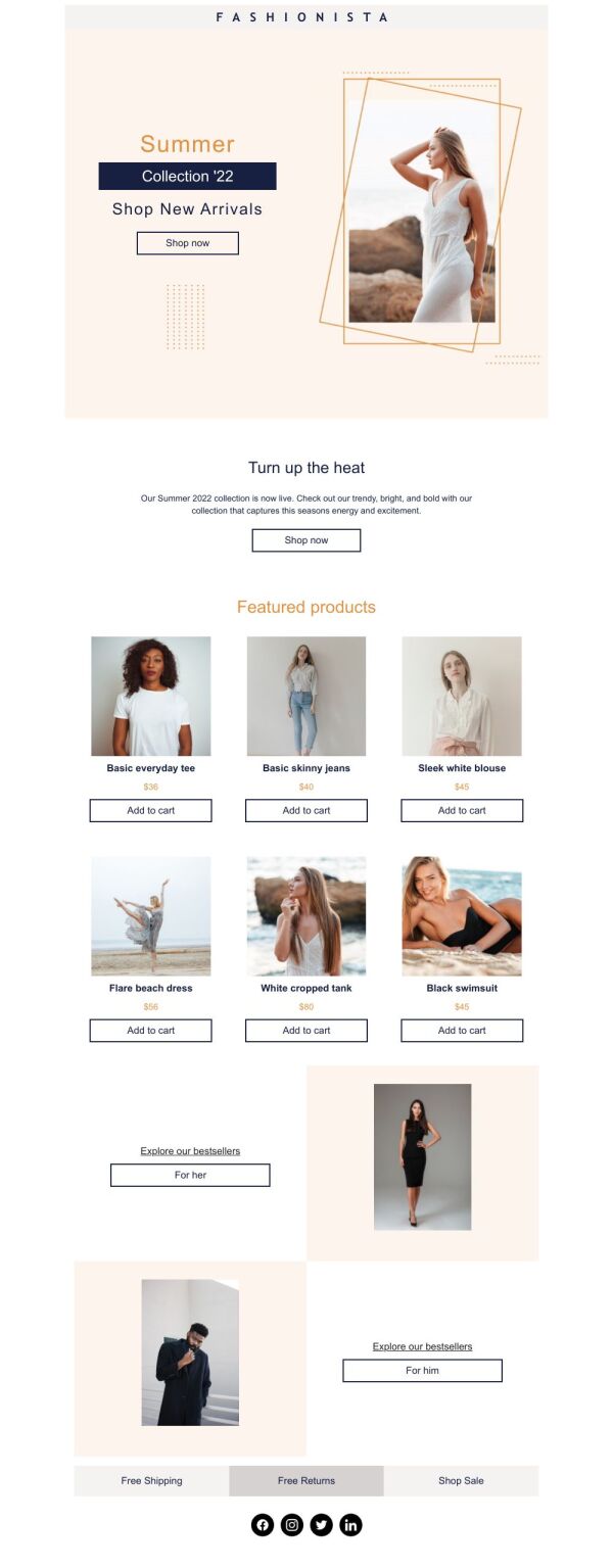 New Arrival Email Template #39 Summer Collection #39 for Retail PosterMyWall New Arrival Email Template #39 Summer Collection #39 for Retail PosterMyWall