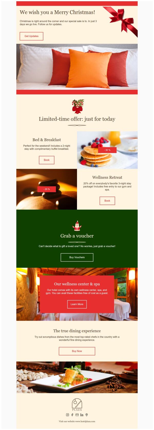 Special Offer Email Template 'Retail Sale' for Christmas PosterMyWall