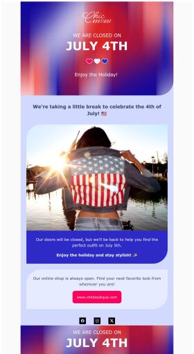 announcement-email-template-clothing-botique-for-4th-of-july