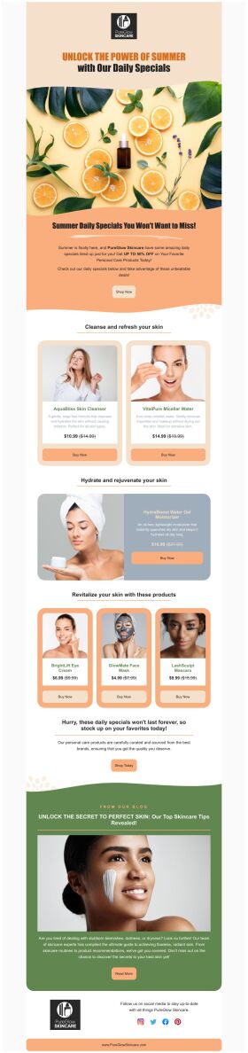 daily-specials-email-template-skincare-products-for-summer
