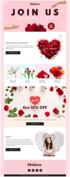 event-promotion-email-template-beautiful-bouquets-for-valentines-day