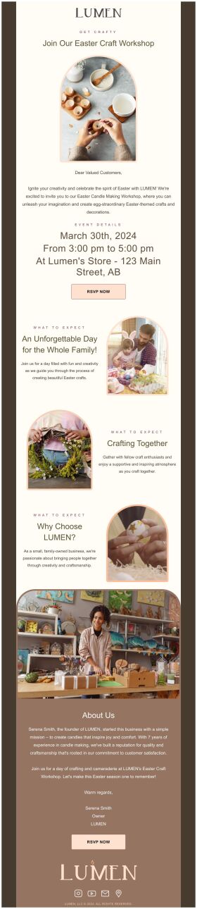 event-promotion-email-template-candle-making-workshop-for-easter