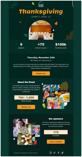 event-promotion-email-template-charity-art-auction-for-thanksgiving