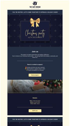event-promotion-email-template-charity-cheer-for-christmas