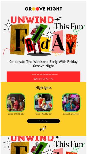 event-promotion-email-template-fun-friday-for-party