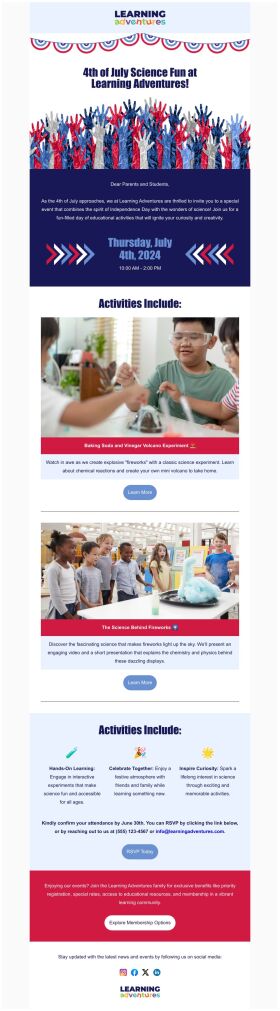 event-promotion-email-template-learning-adventures-for-4th-of-july