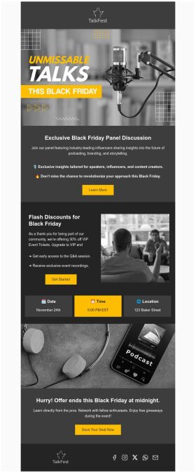 event-promotion-email-template-unmissable-talks-for-black-friday