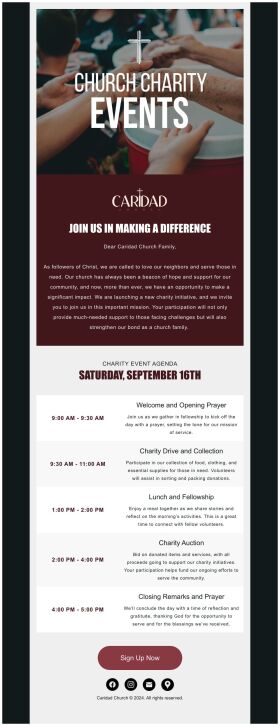 event-schedule-email-template-charity-initiative-for-church