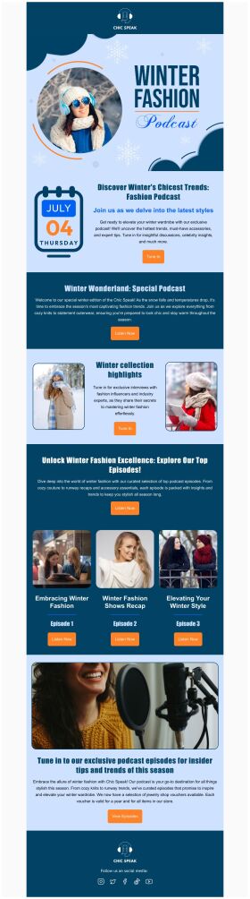 event-schedule-email-template-chic-speak-podcast-for-winter