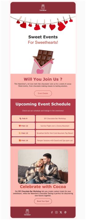 event-schedule-email-template-chocolate-making-classes-for-valentines-day