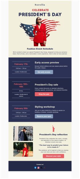 event-schedule-email-template-fashion-lineup-for-presidents-day