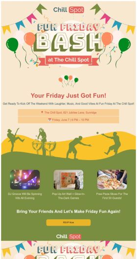event-schedule-email-template-fun-friday-bash-for-party
