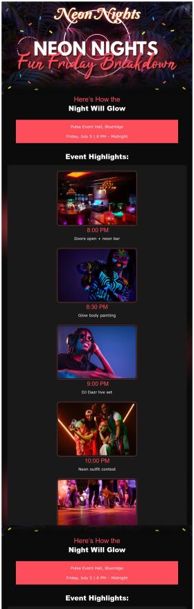 event-schedule-email-template-fun-friday-breakdown-for-party
