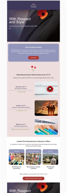 event-schedule-email-template-give-back-shopping-day-for-remembrance-day