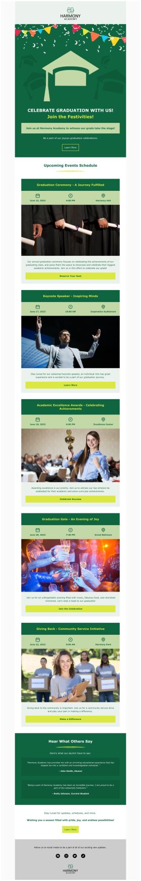 event-schedule-email-template-joyous-celebrations-for-graduation