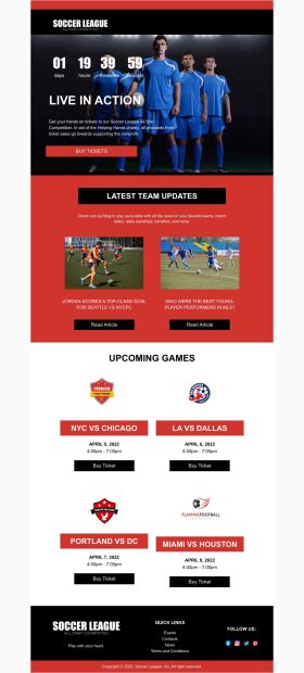 event-schedule-email-template-latest-team-updates-for-sports-industry