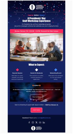 invitation-email-template-staff-workshop-for-presidents-day