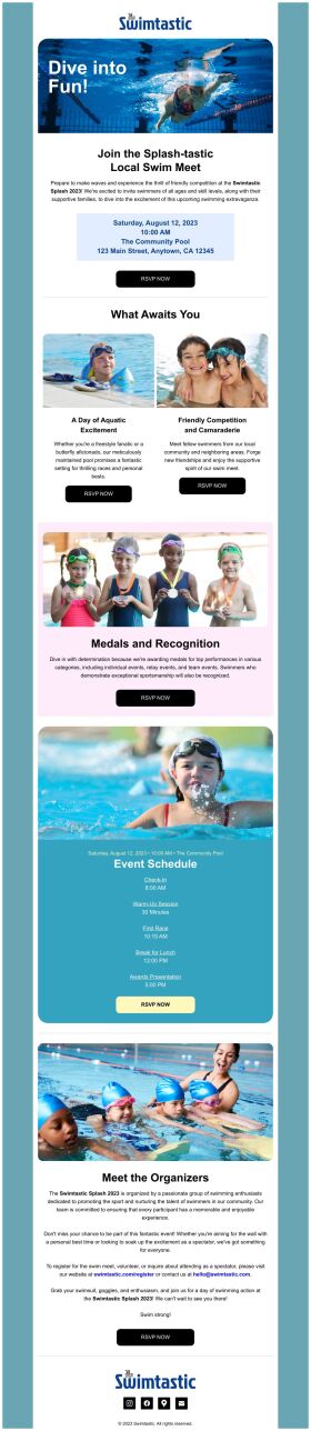 invitation-email-template-swim-meet-for-sports