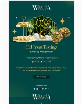 invitation-email-template-treat-tasting-for-eid