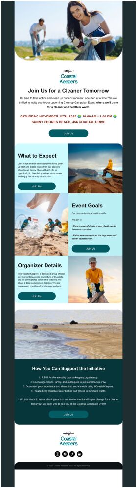 invitation-email-template-coastal-drive-for-environment