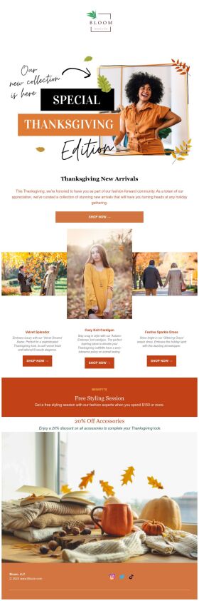 new-arrival-email-template-clothing-collection-for-thanksgiving