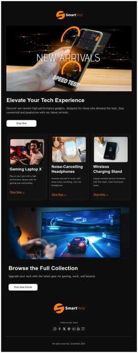 new-arrival-email-template-laptops-and-headphones-for-technology