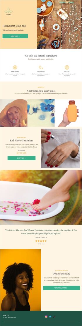 new-arrival-email-template-shower-products-for-spa