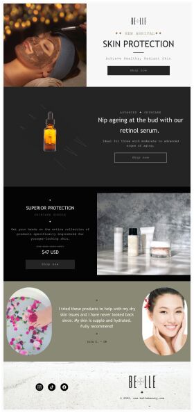 new-arrival-email-template-skin-care-bundles-for-spa