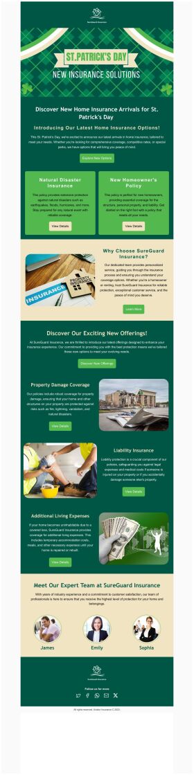 new-arrival-email-template-sureguard-insurance-for-st-patricks-day