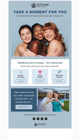 newsletter-email-template-annual-checkups-for-womens-day