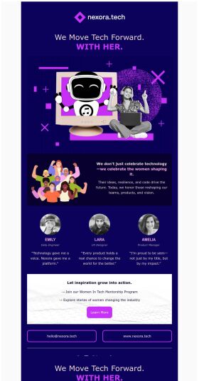 newsletter-email-template-celebrate-technology-for-womens-day